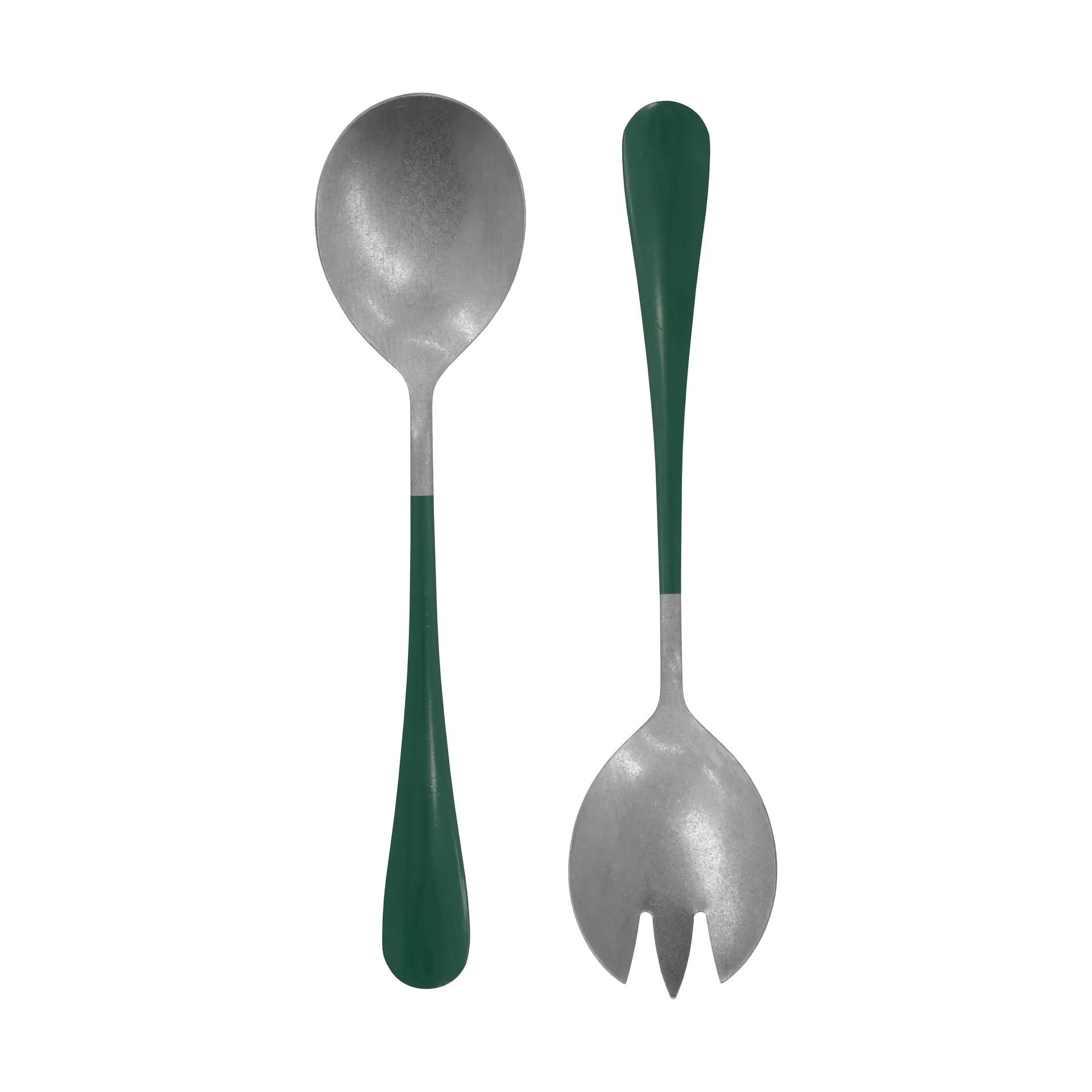 Posate per insalata Nicolas Vahé 2 pezzi, Verde Nicolas Vahé