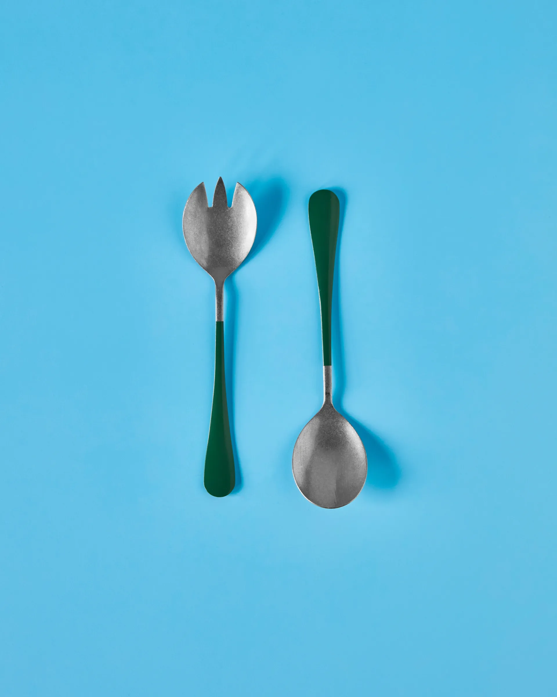 Posate per insalata Nicolas Vahé 2 pezzi, Verde Nicolas Vahé