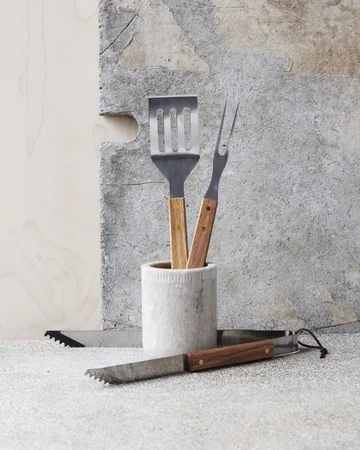 Set da barbecue Nicolas Vahé BBQ 3 pezzi​ - Acciaio inossidabile-Acacia - Nicolas Vahé