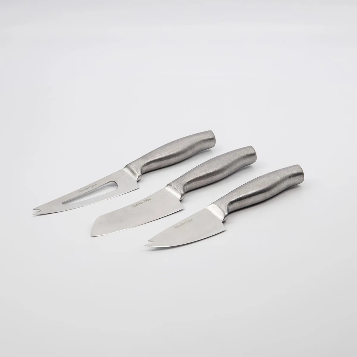 Set di 3 coltello da formaggio Fromage, Acciaio inox Nicolas Vahé