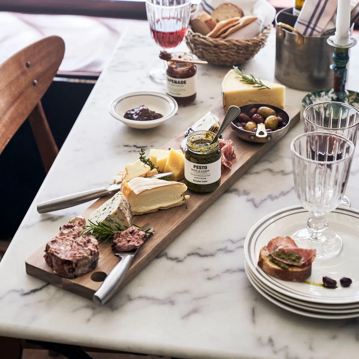 Tagliere Nicolas Vahé Tapas, 14x60 cm Nicolas Vahé