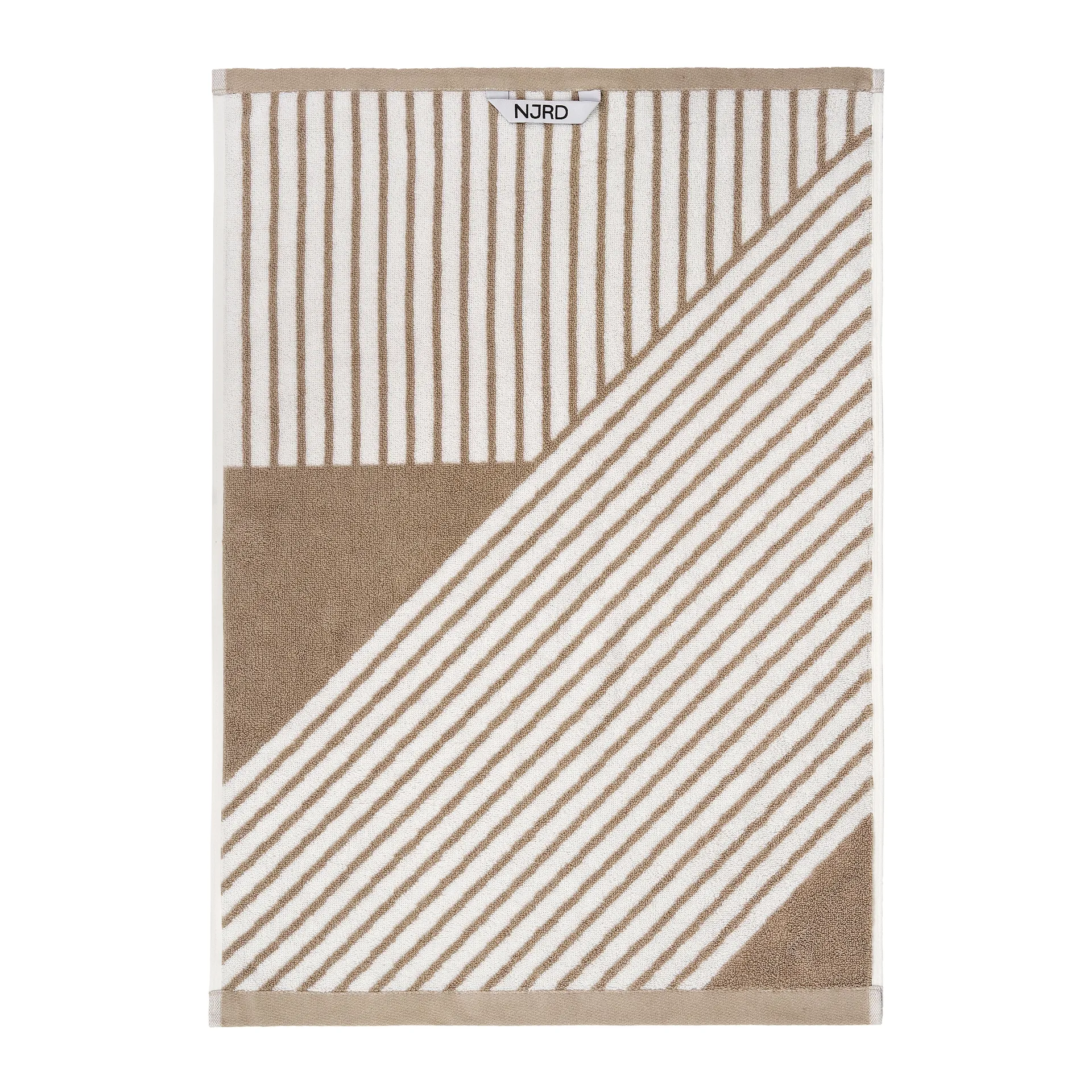 Asciugamano Stripes 50x70 cm, Beige NJRD