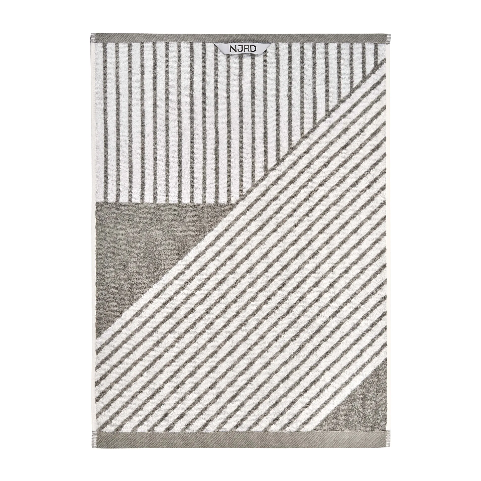 Asciugamano Stripes 50x70 cm, grigio NJRD