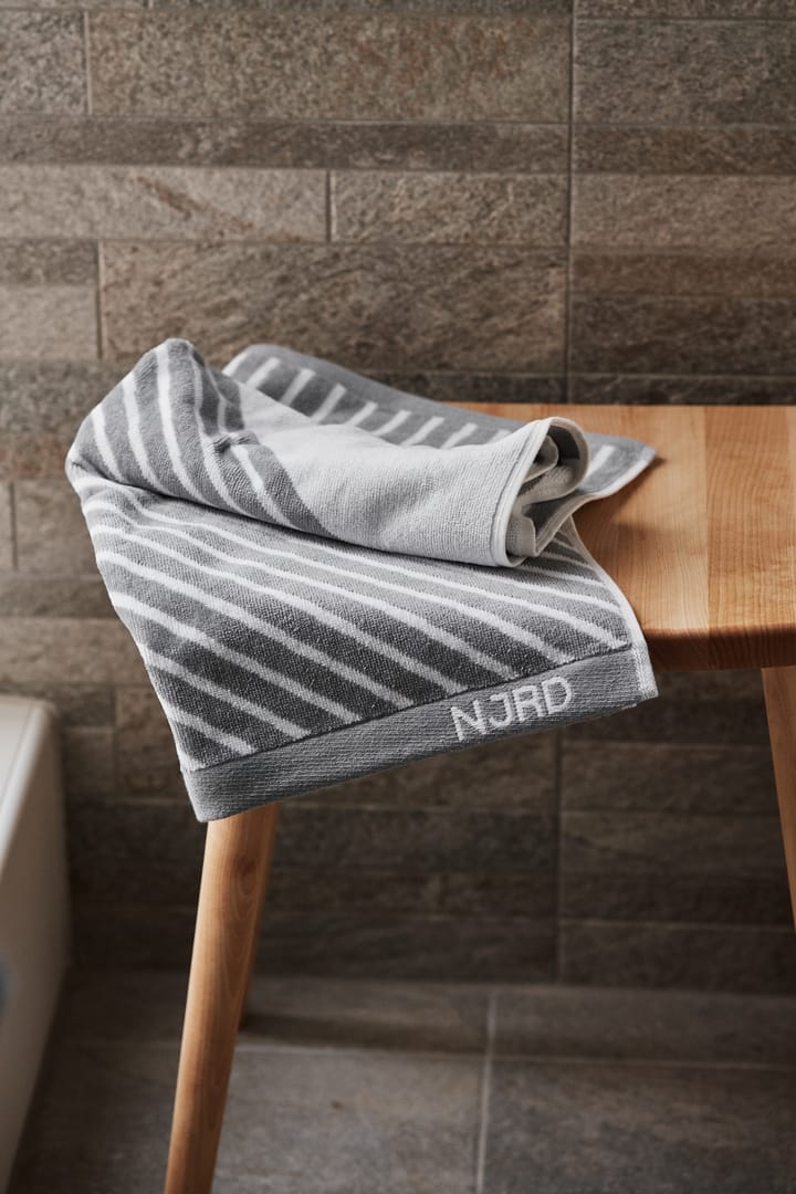 Asciugamano Stripes 50x70 cm - grigio - NJRD