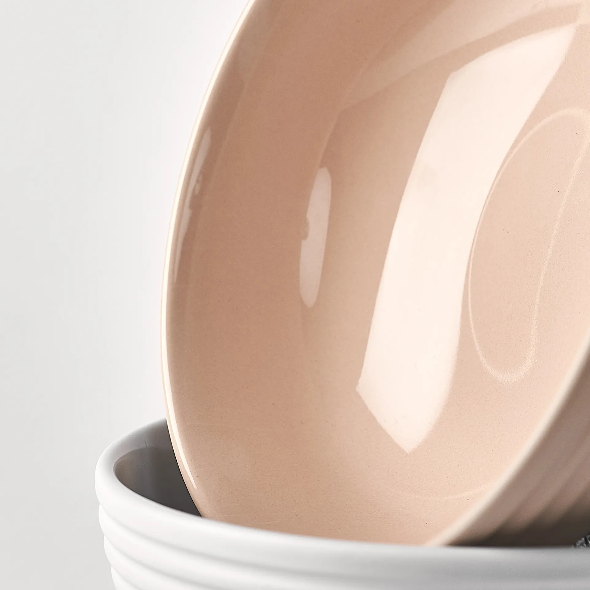 Ciotola Lines Ø 16 cm confezione da 6 , beige NJRD