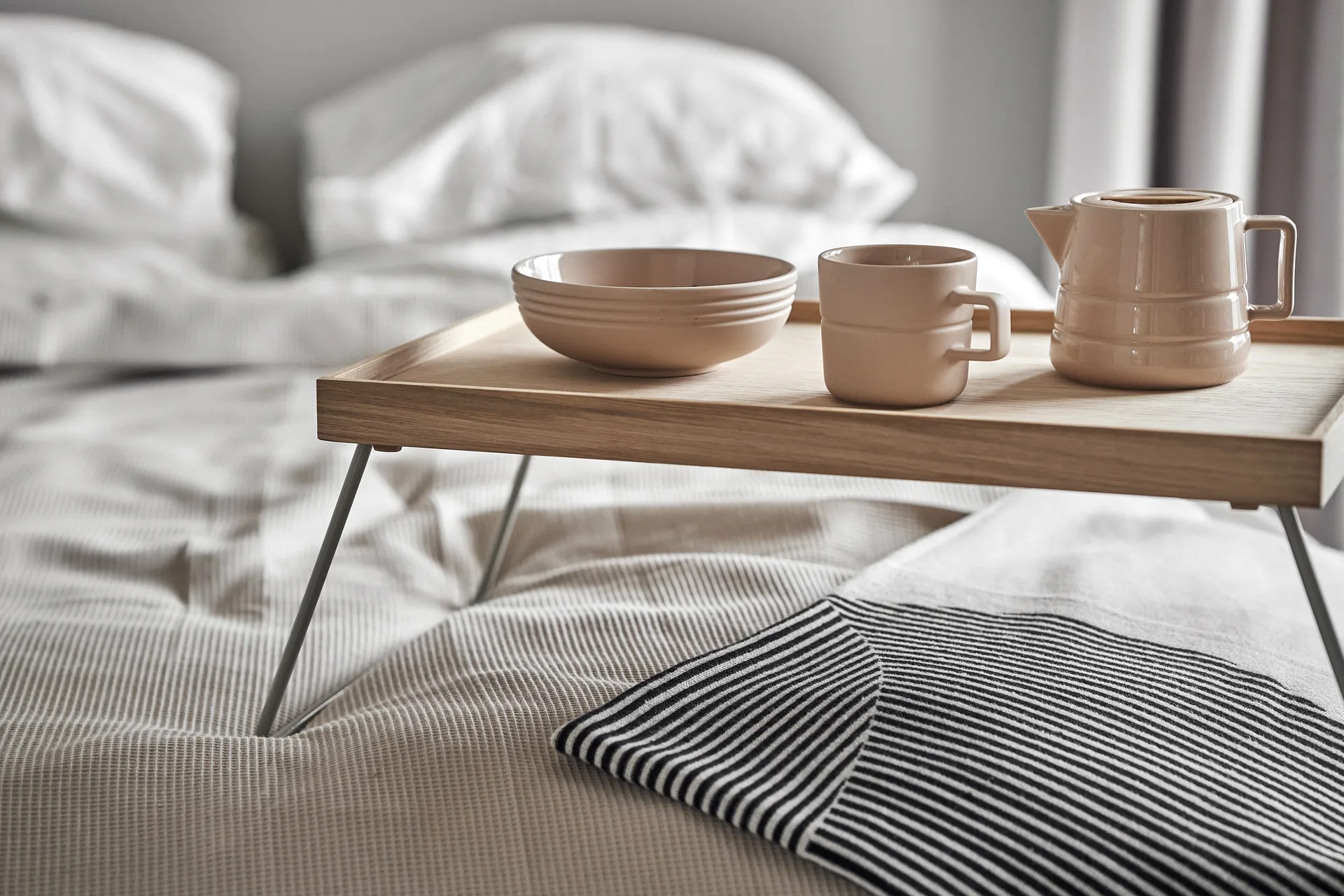 Ciotola Lines Ø 16 cm confezione da 6 , beige NJRD