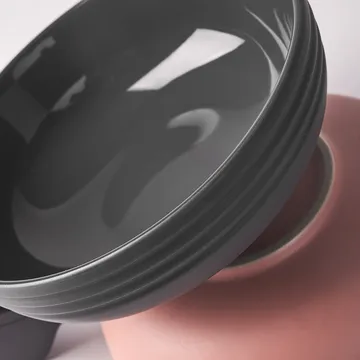 Ciotola Lines Ø 16 cm - grigio scuro - NJRD