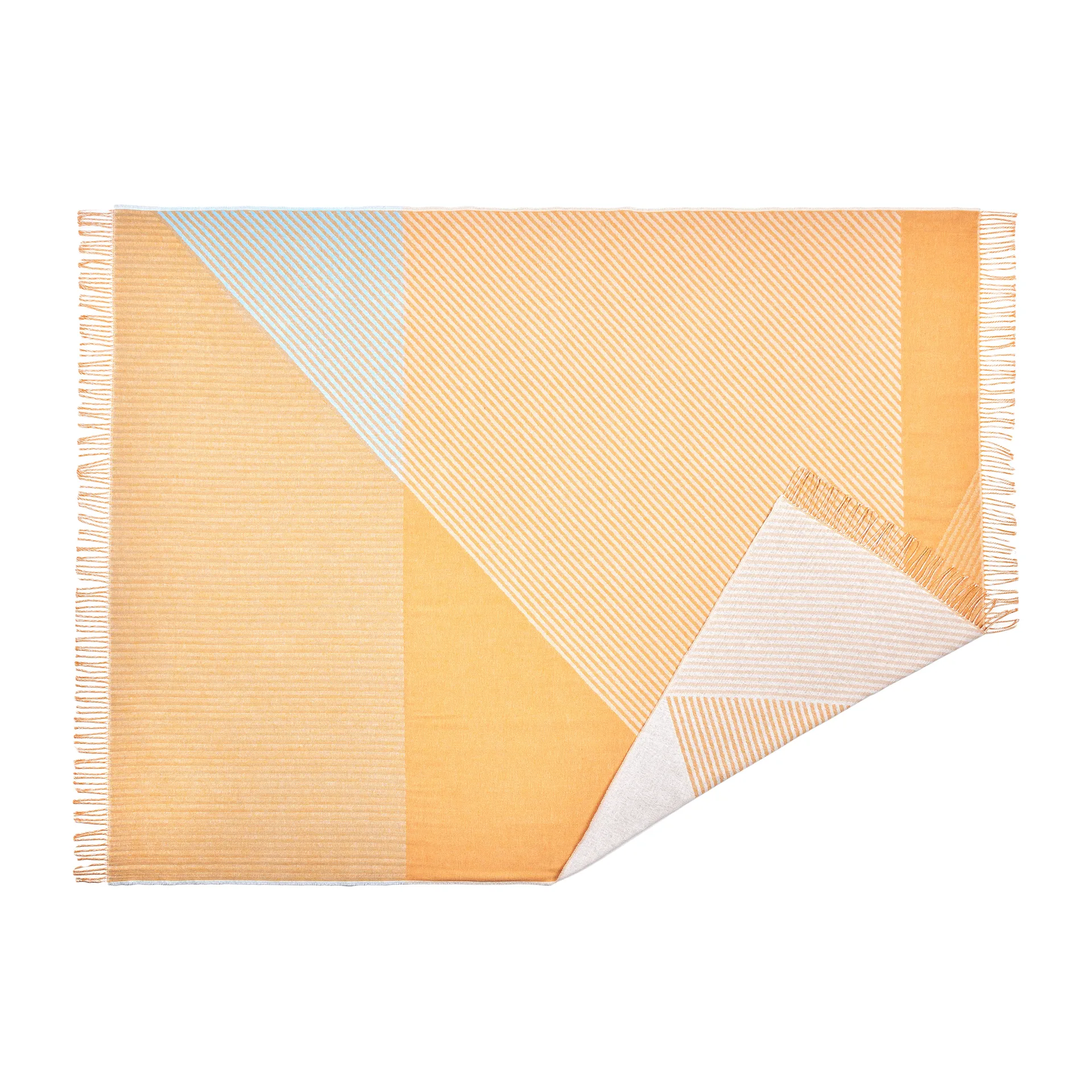 Coperta in cotone Stripes, Giallo NJRD