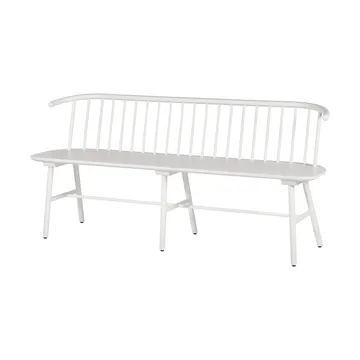Panchina con schienale VIOR - Rovere laccato bianco - NJRD