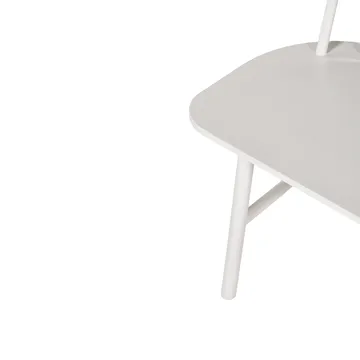 Panchina con schienale VIOR - Rovere laccato bianco - NJRD