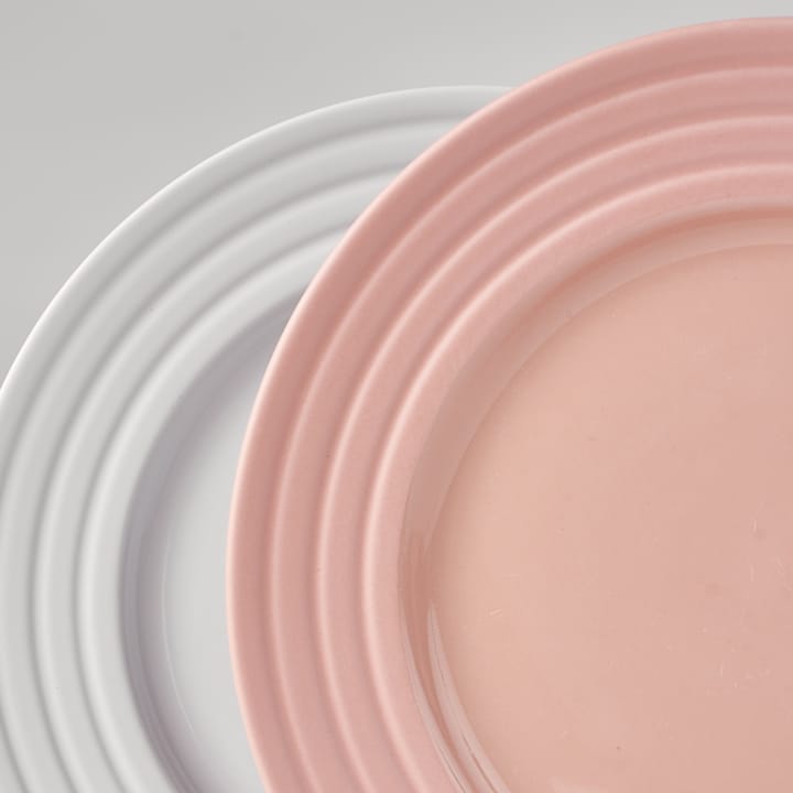 Piatto piccolo Lines Ø 21 cm confezione da 6 - rosa - NJRD