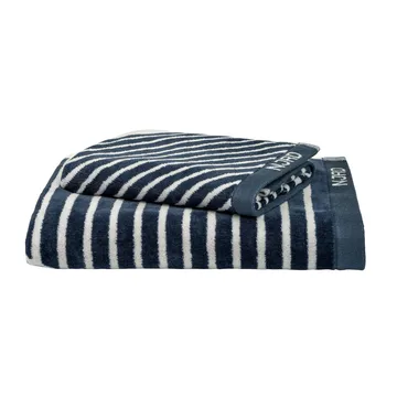 Set asciugamani Stripes 4 pezzi - Blu - undefined - NJRD