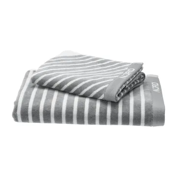 Set asciugamani Stripes 4 pezzi - Grigio - NJRD