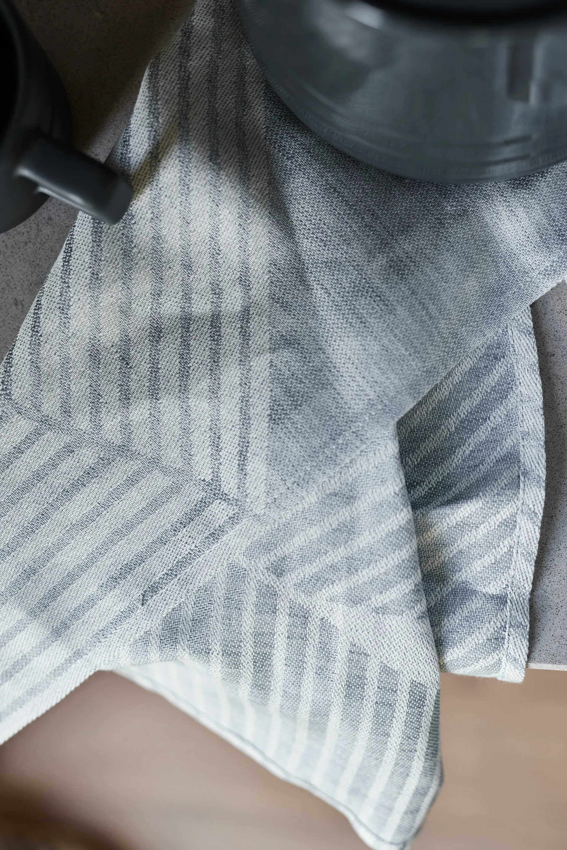 Strofinaccio Stripes 47x70 cm confezione da 2, Blu-bianco NJRD