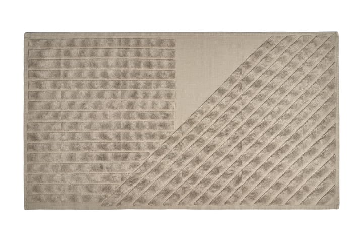 Tappetino bagno Stripes 50x90 cm - Beige - NJRD