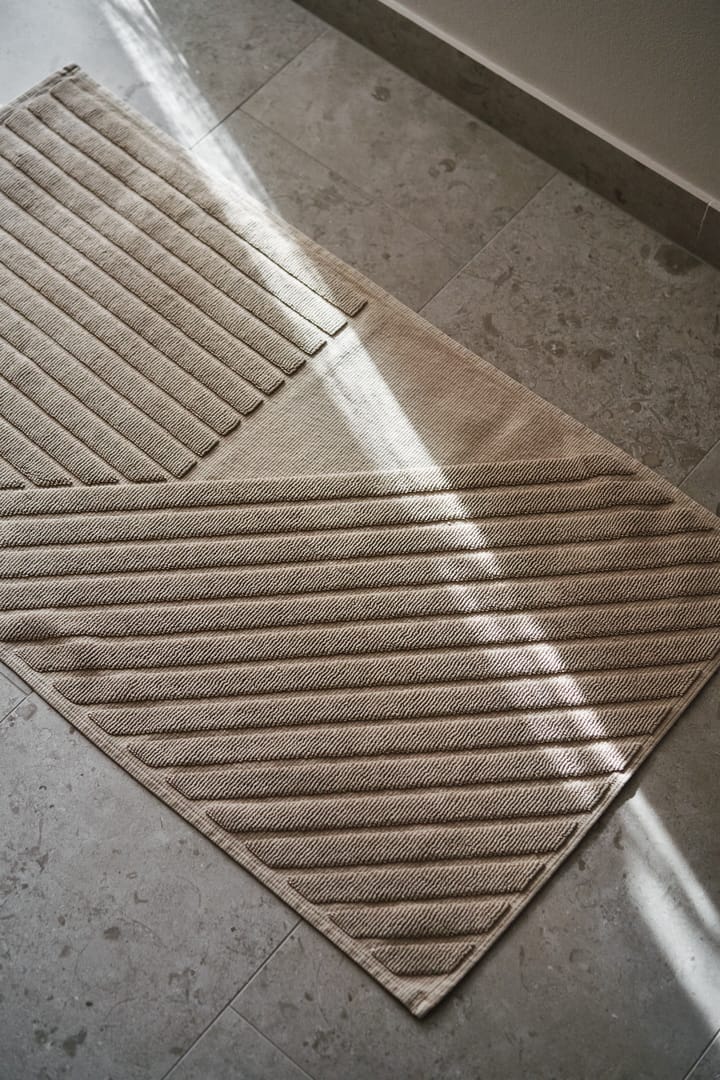 Tappetino bagno Stripes 50x90 cm - Beige - NJRD