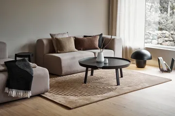 Tappeto in lana Levels Circles - Beige, 170x240 cm - NJRD