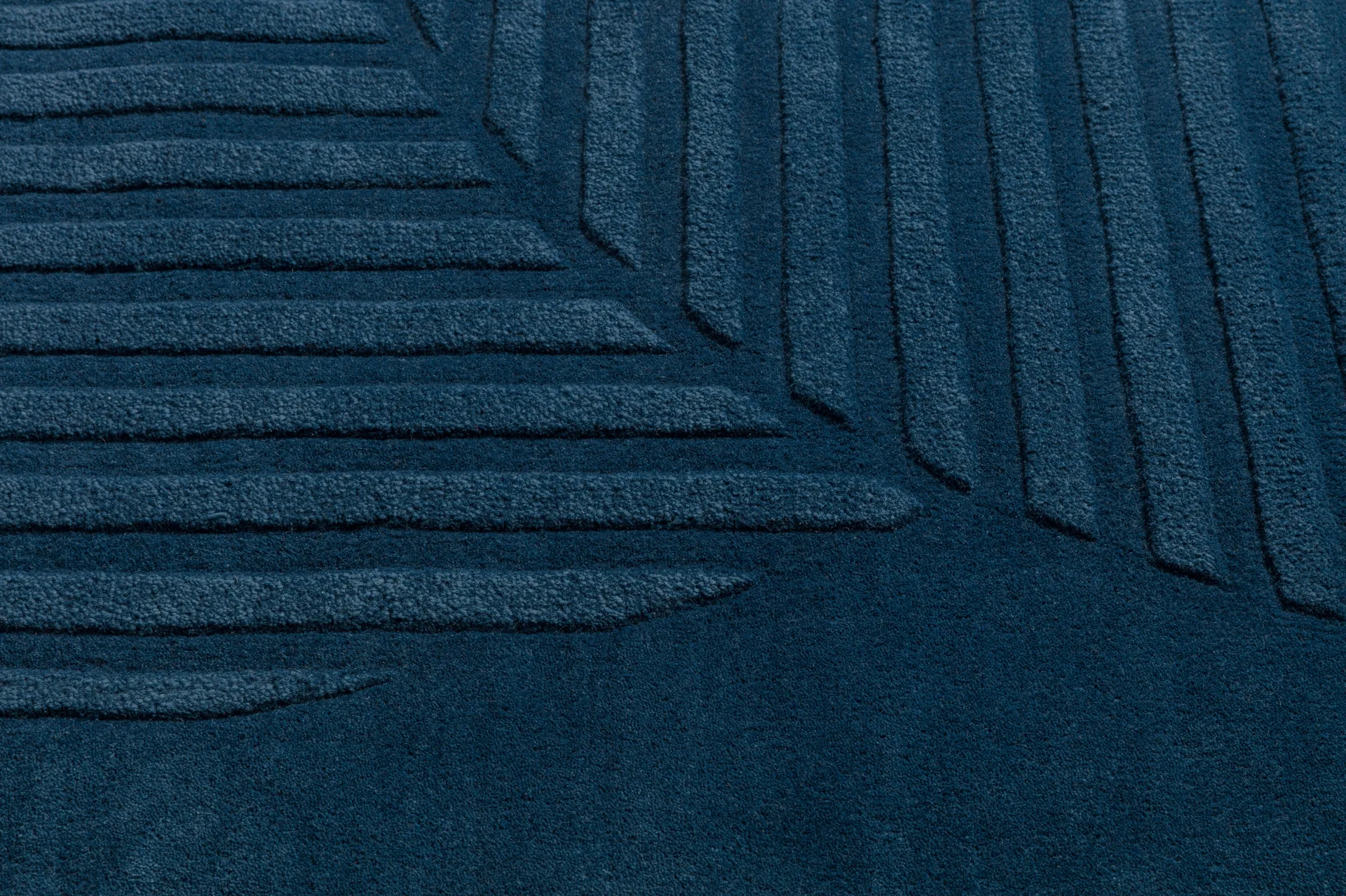 Tappeto in lana Levels Circles, Blu, 170x240 cm NJRD