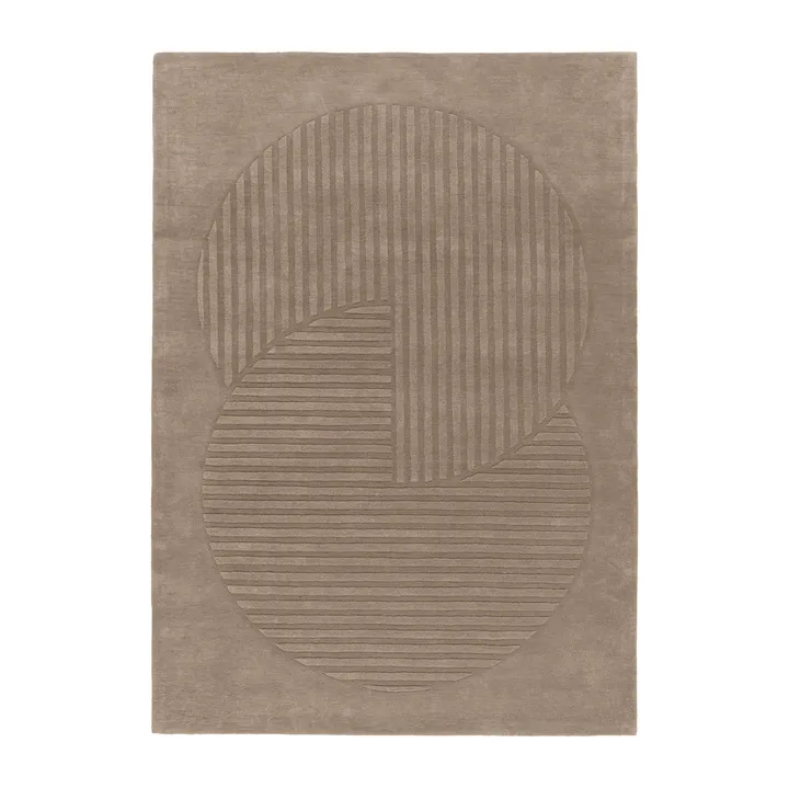 Tappeto in lana Levels Circles - Talpa, 200x300 cm - NJRD