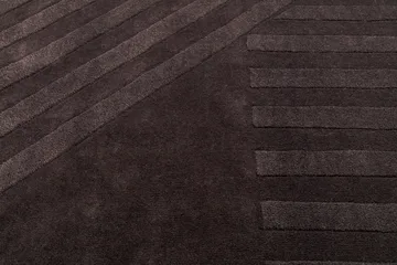 Tappeto in lana Levels Stripes - Marrone, 200x300 cm - NJRD