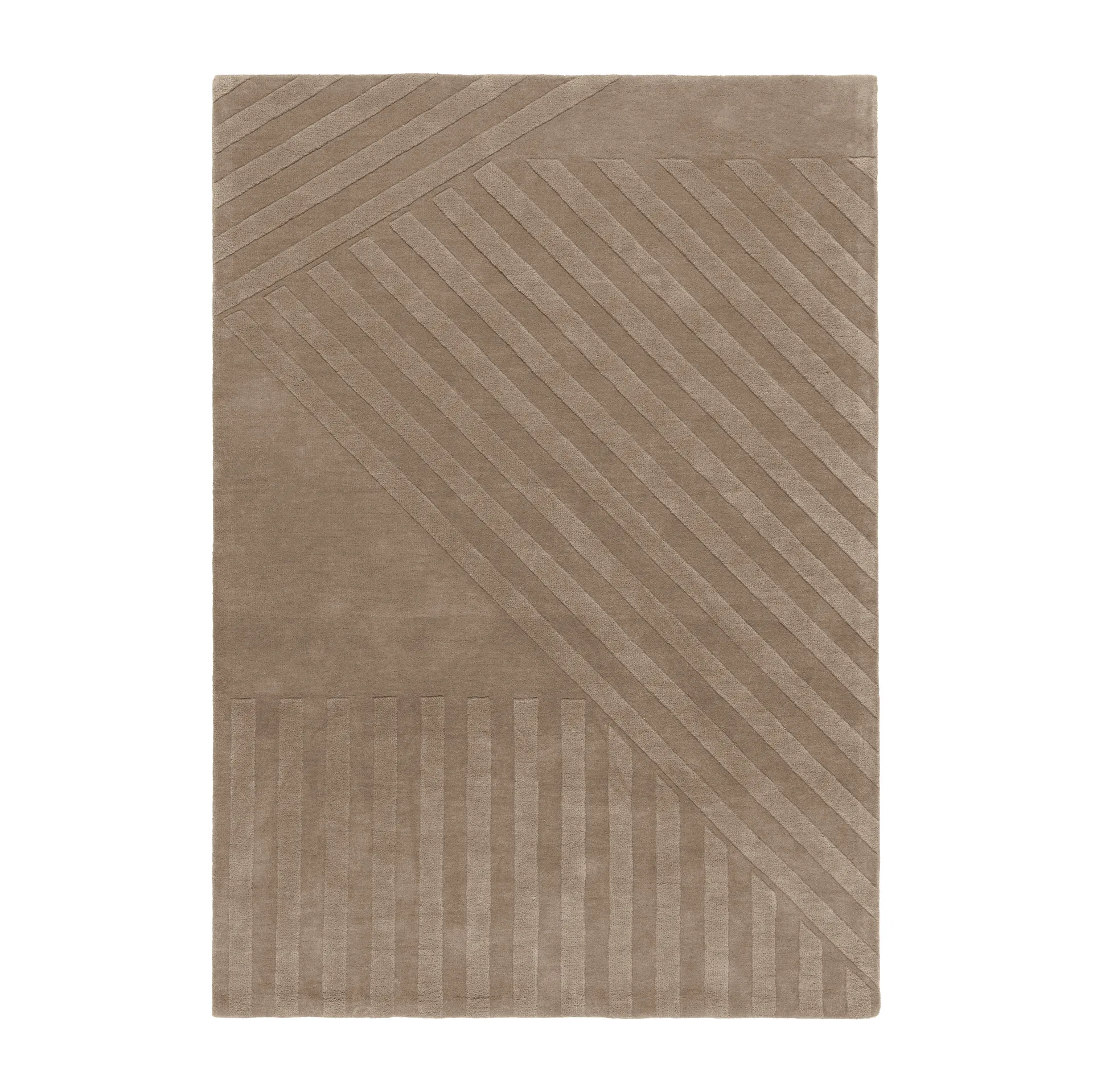 Tappeto in lana Levels Stripes, Talpa, 170x240 cm NJRD