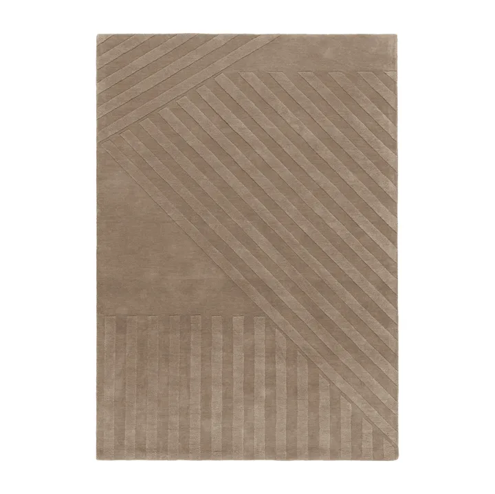 Tappeto in lana Levels Stripes - Talpa, 170x240 cm - NJRD