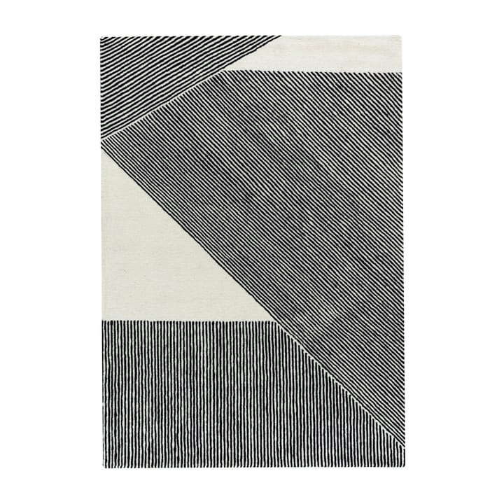 Tappeto in lana Stripes natural white - 170x240 cm - NJRD