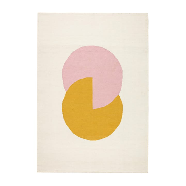 Tappeto Kelim Circles blocks rosa - 170x240 cm - NJRD