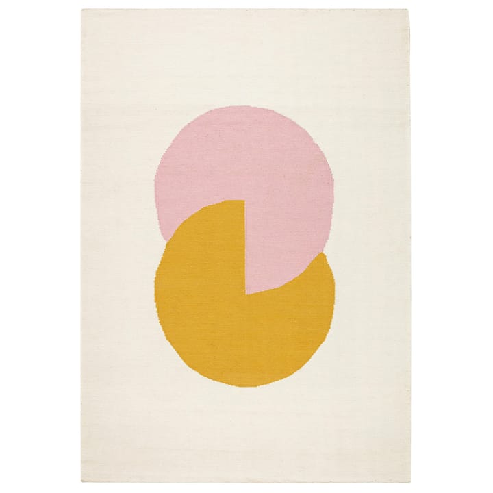 Tappeto Kelim Circles blocks rosa - 200x300 cm - NJRD