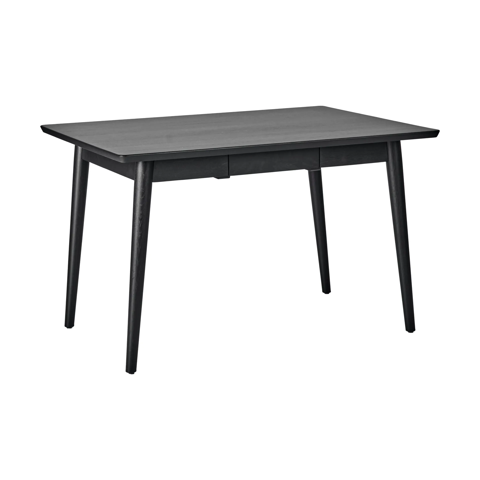 Tavolo da pranzo VIOR 90x120 cm, Rovere laccato nero NJRD