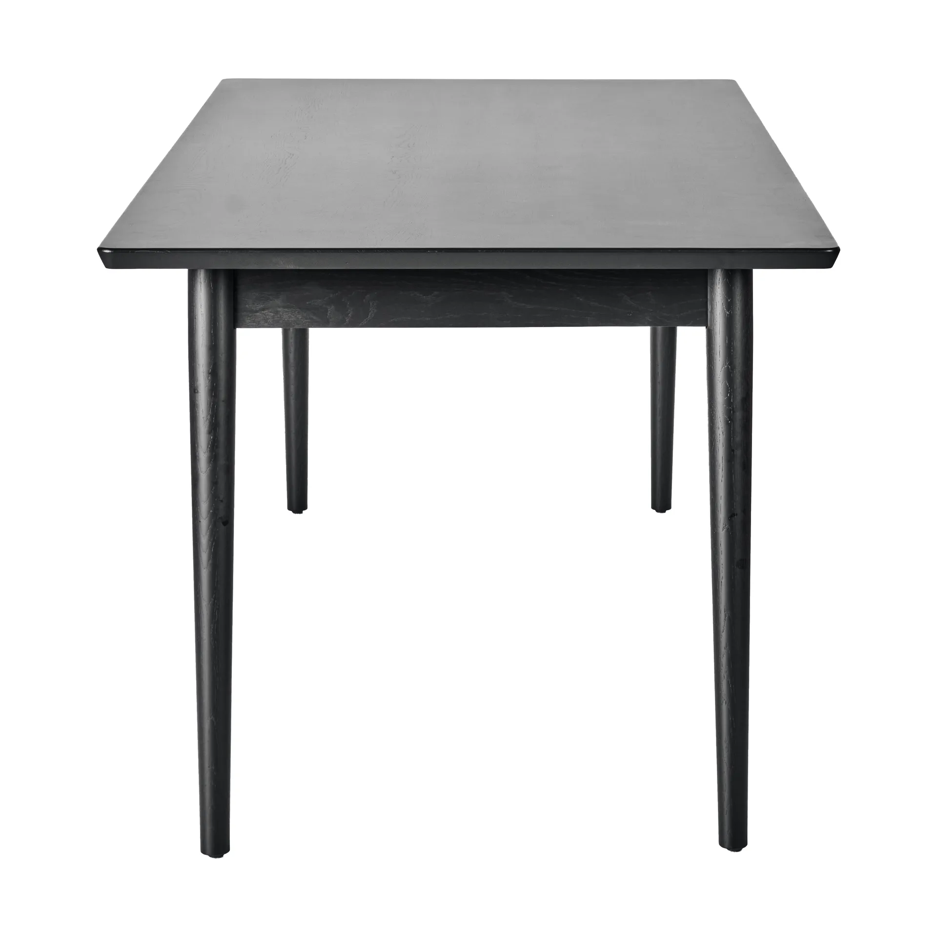 Tavolo da pranzo VIOR 90x200 cm, Rovere laccato nero NJRD