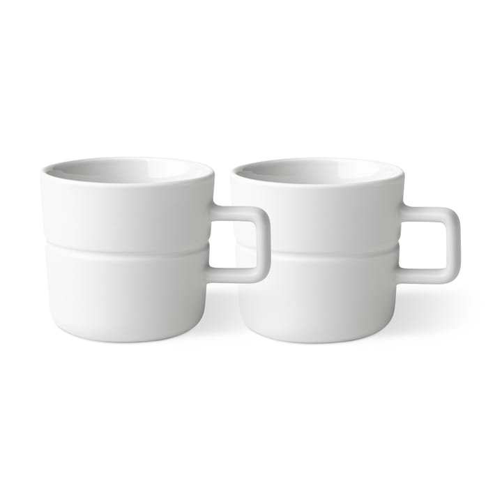 Tazza Lines 30 cl confezione da 2 - bianco - NJRD