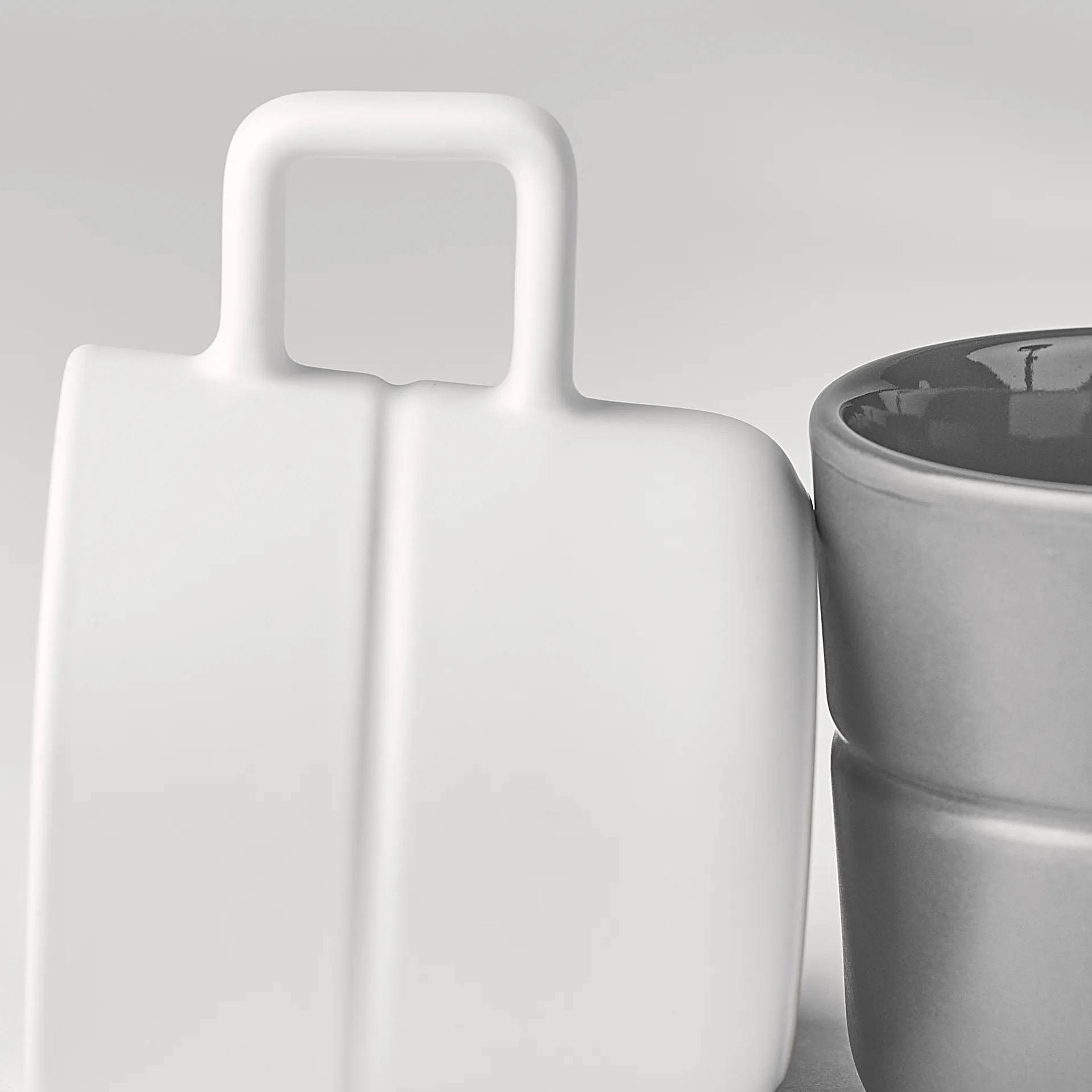 Tazza Lines 30 cl confezione da 2, bianco NJRD