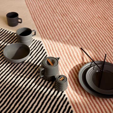 Tazza Lines 30 cl confezione da 2 - grigio scuro - NJRD