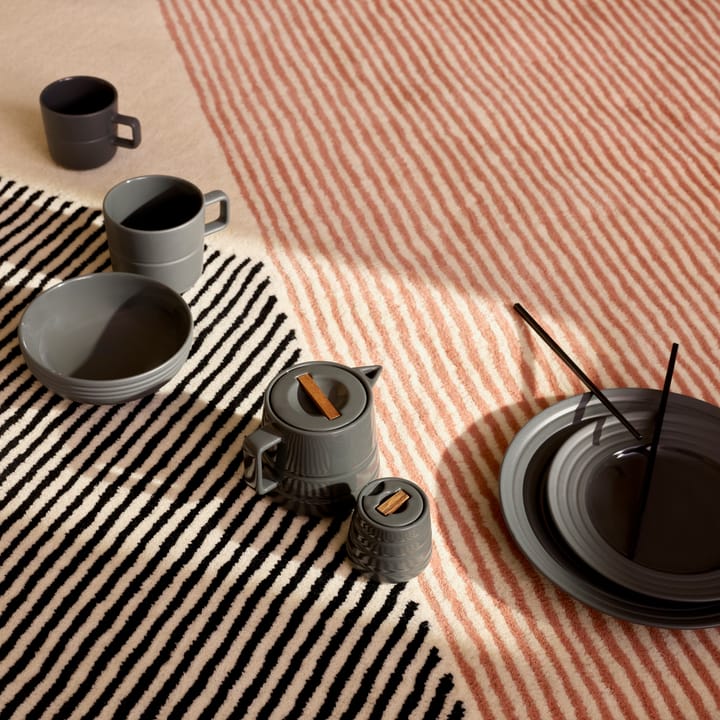 Tazza Lines 30 cl confezione da 2, grigio scuro NJRD