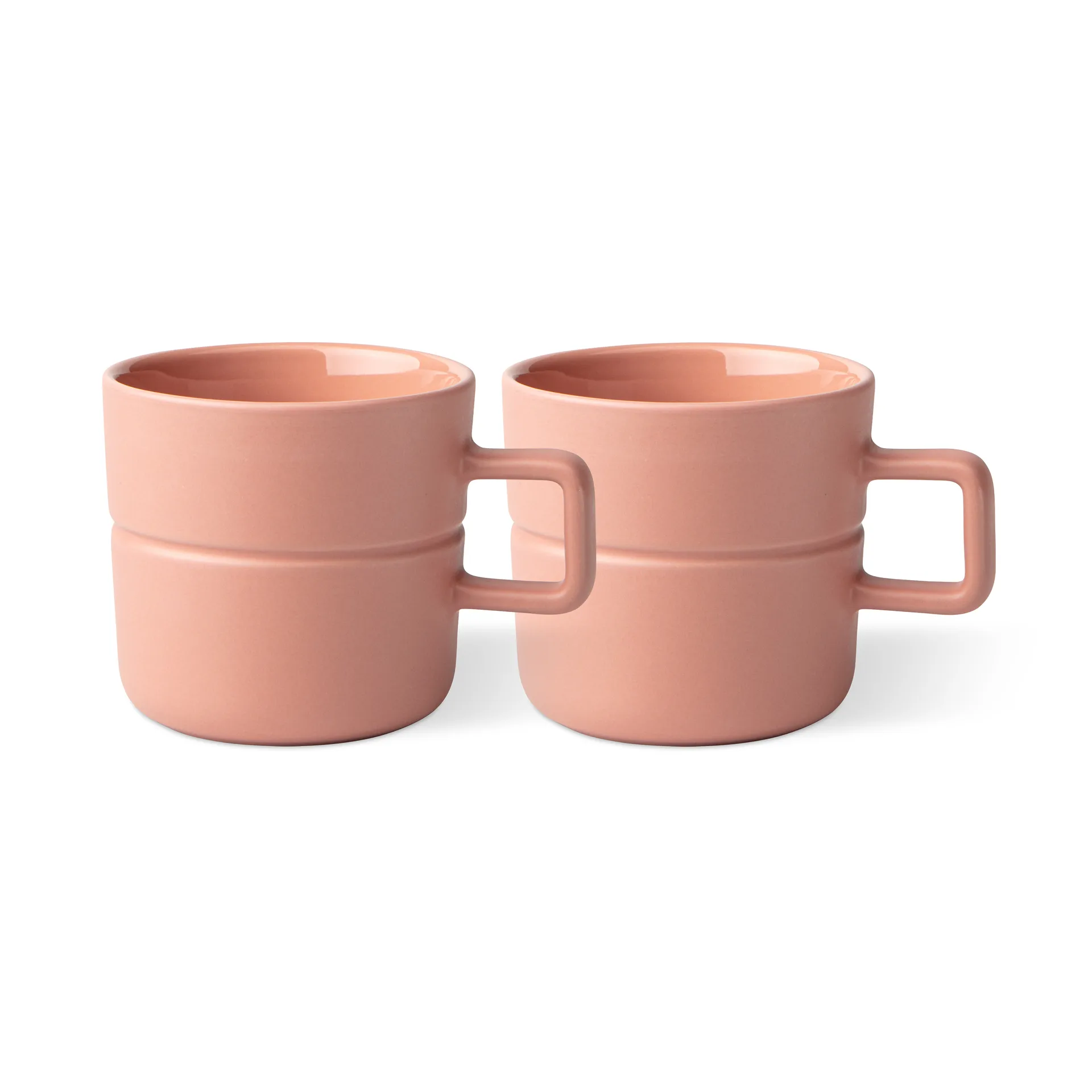 Tazza Lines 30 cl confezione da 2, rosa NJRD