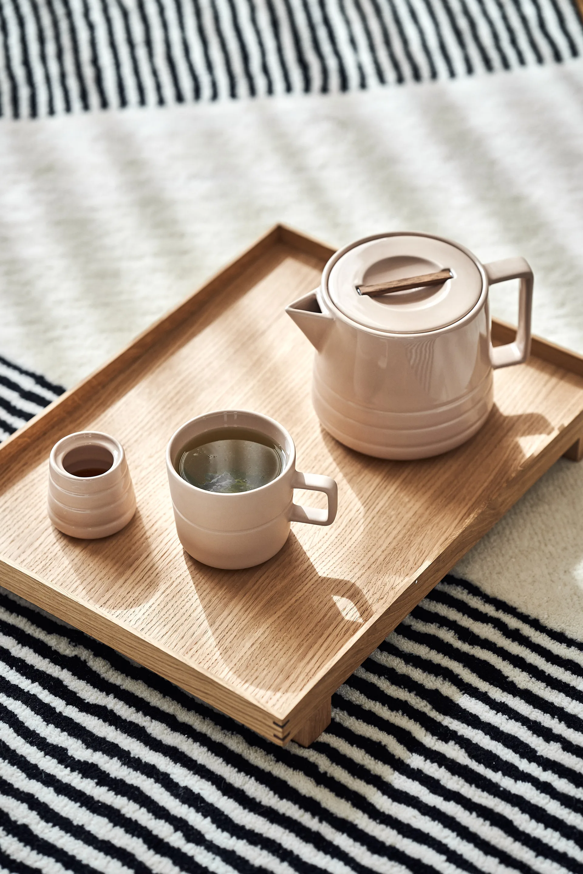 Tazza Lines 50 cl confezione da 2, beige NJRD