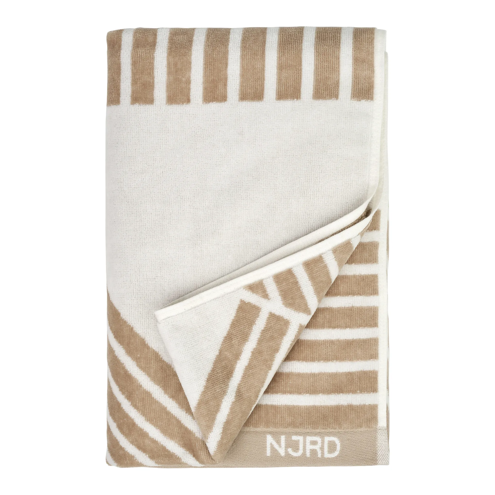 Telo da bagno Stripes 70x140 cm, Beige NJRD