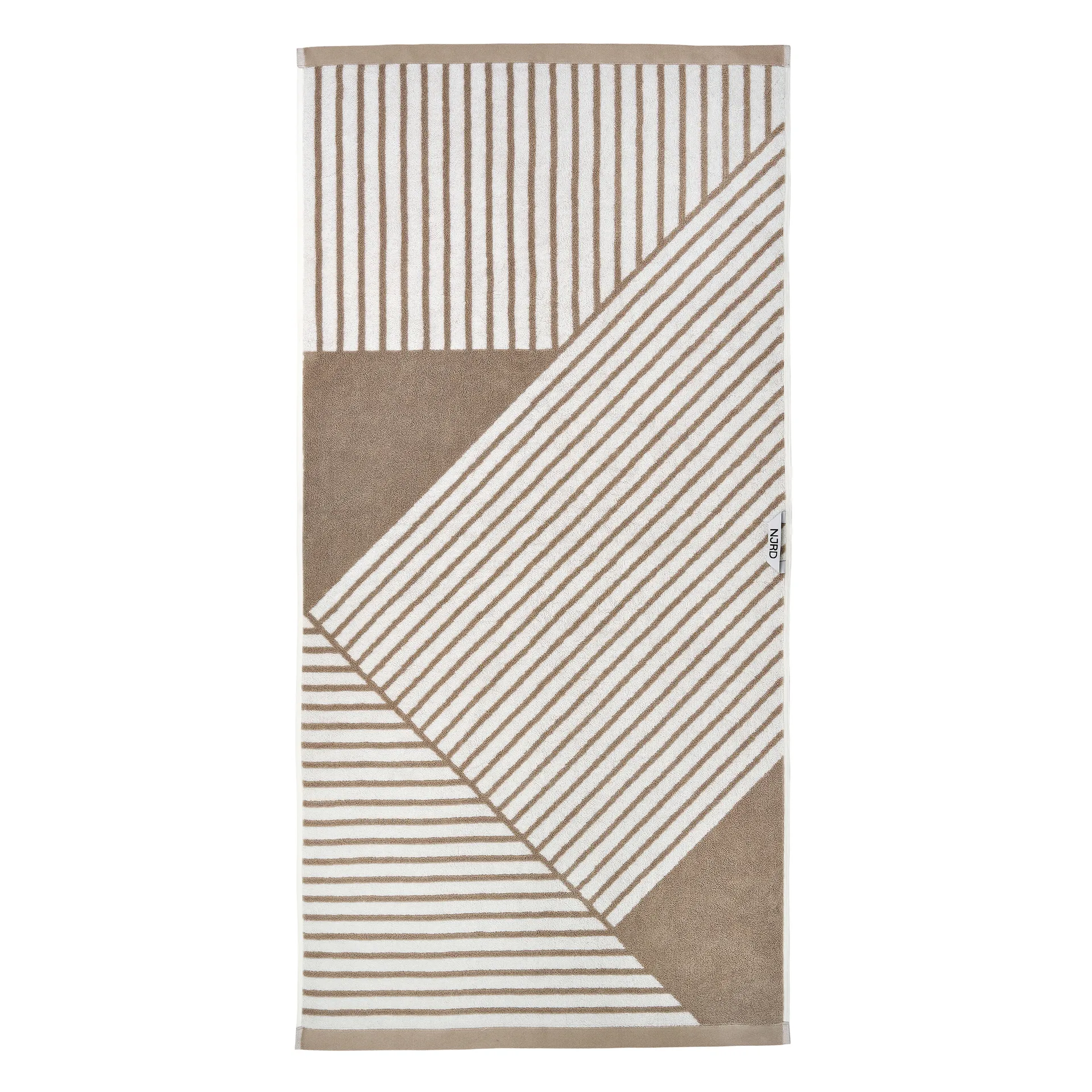 Telo da bagno Stripes 70x140 cm, Beige NJRD