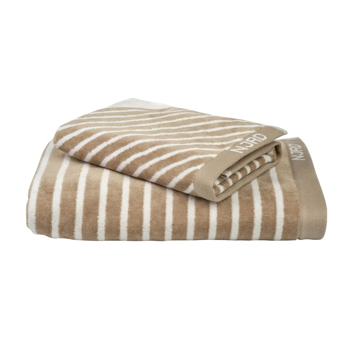 Telo da bagno Stripes 70x140 cm - Beige - NJRD