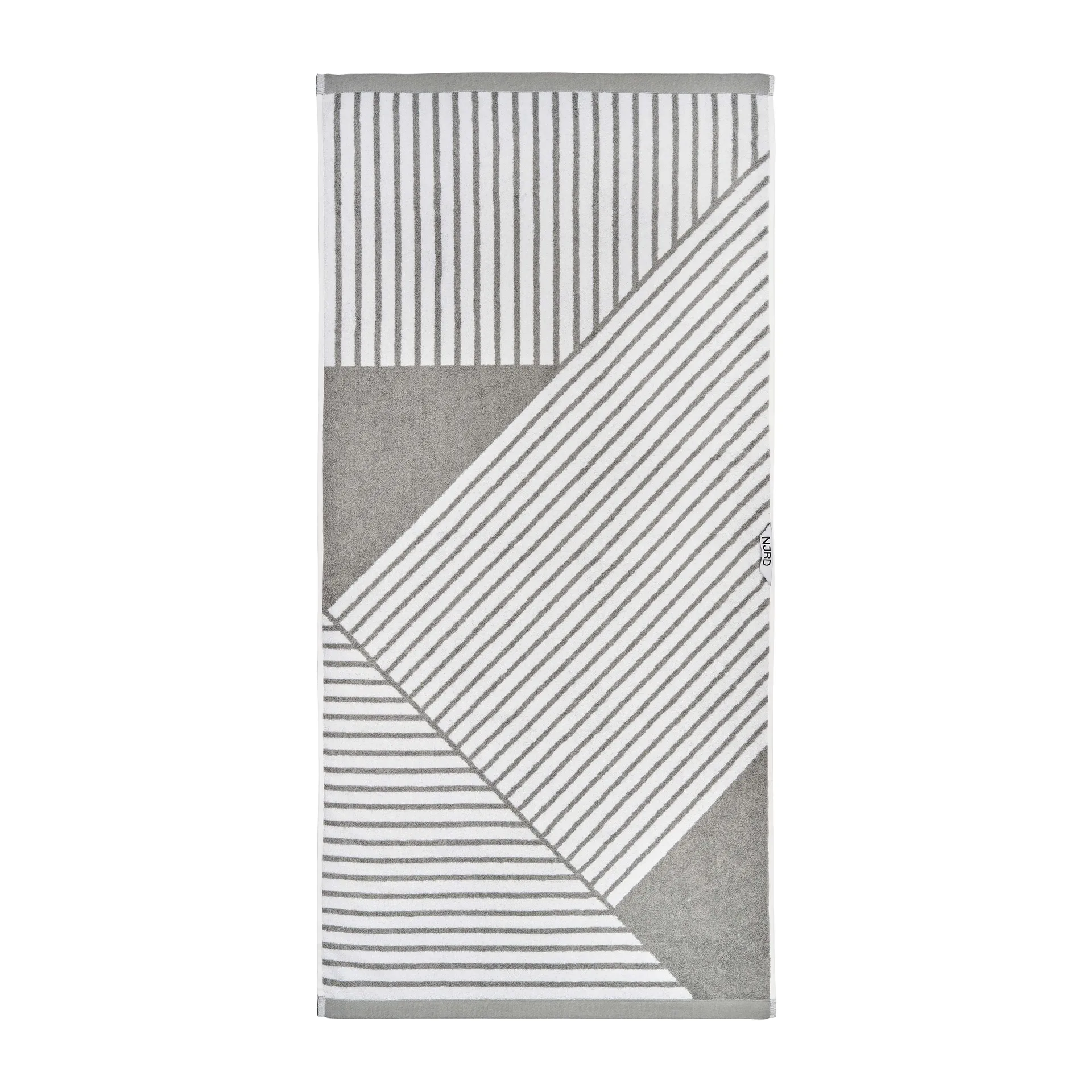 Telo da bagno Stripes 70x140 cm, grigio NJRD