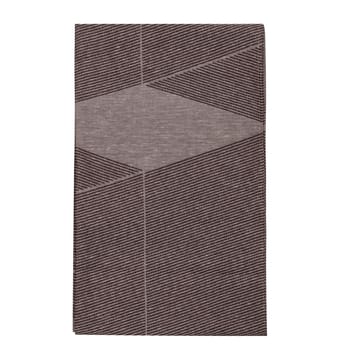 Tovaglia Geometric 147x250 cm - Marrone-bianco - NJRD