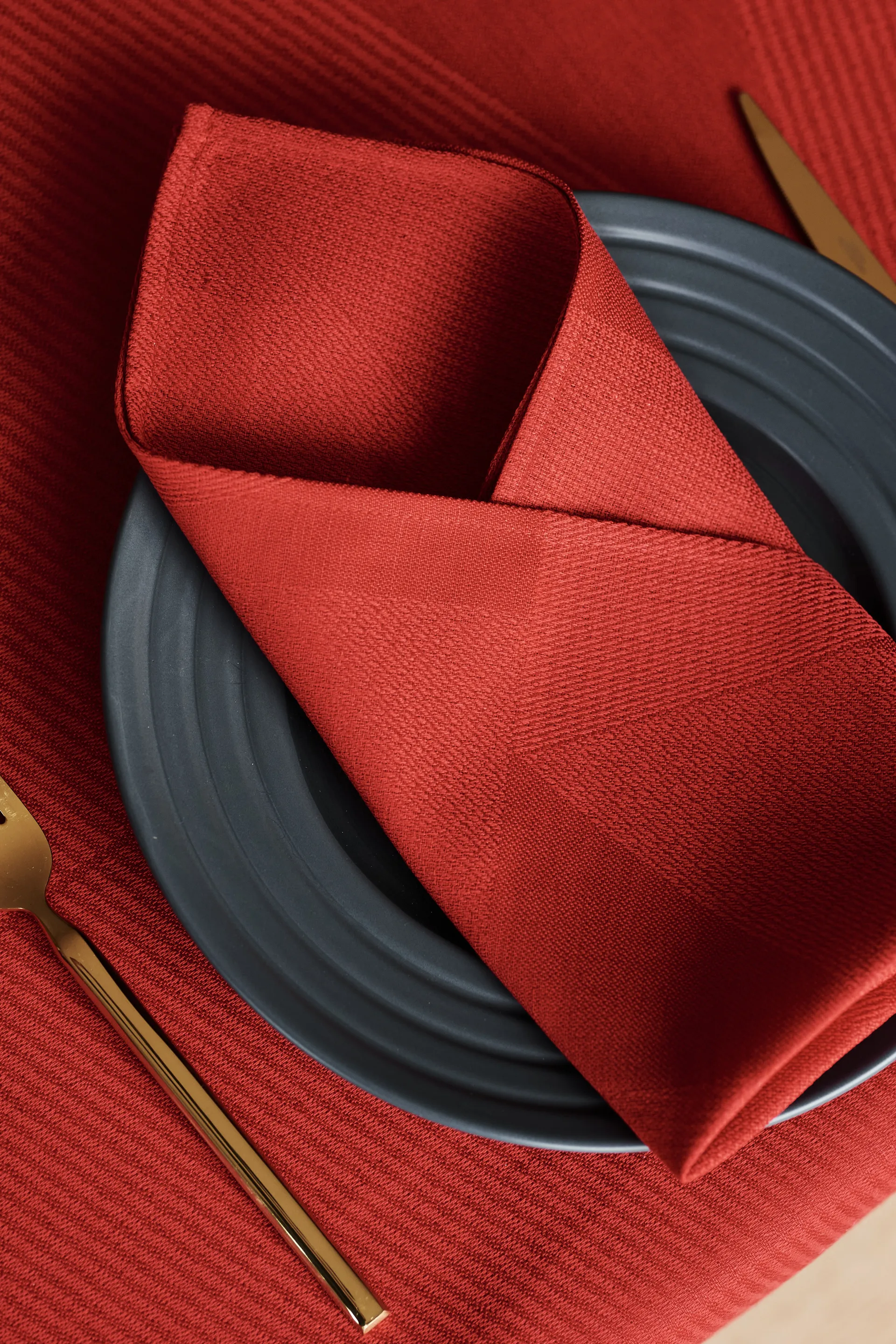 Tovagliolo Metric 47x47 cm confezione da 4 , Rosso NJRD