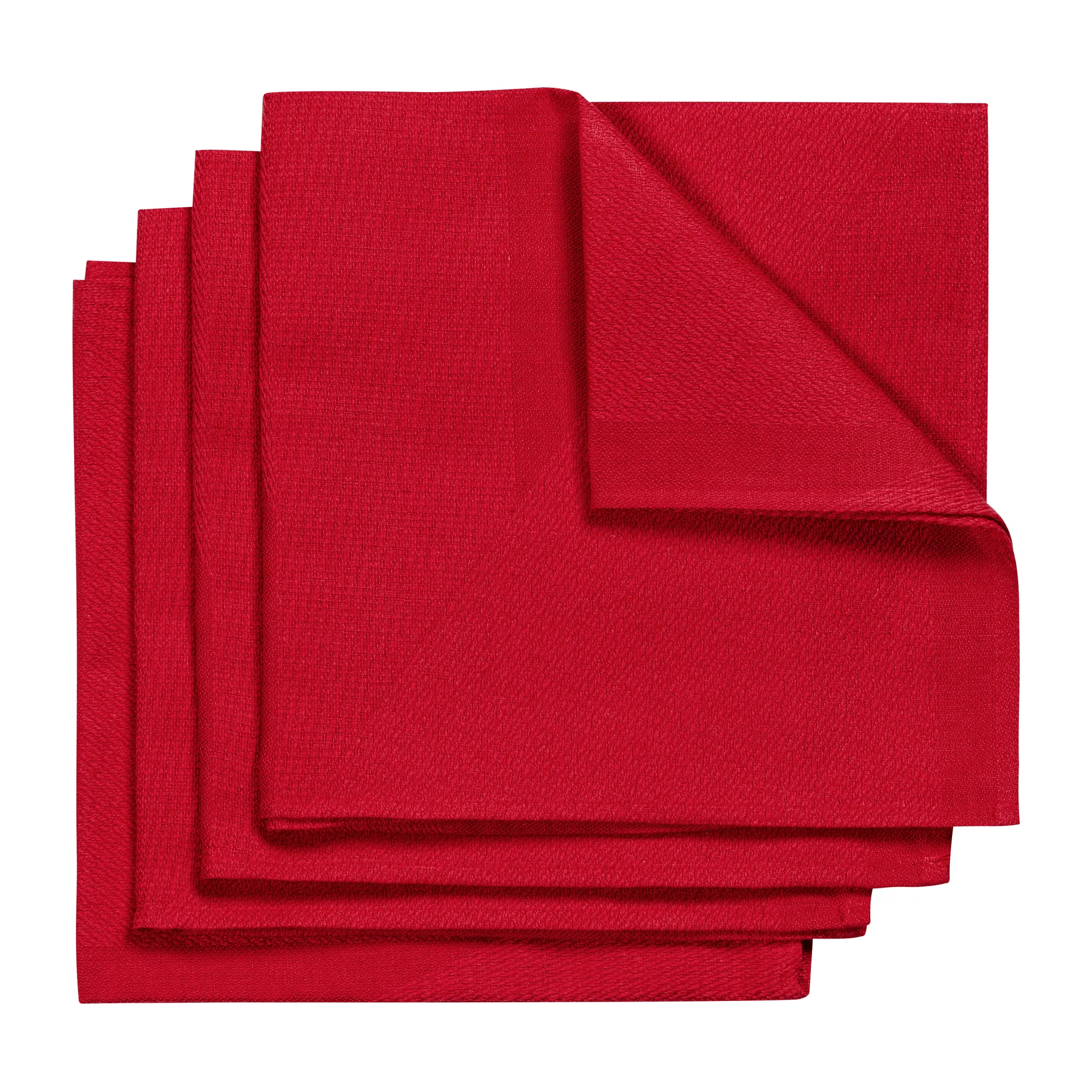 Tovagliolo Metric 47x47 cm confezione da 4 , Rosso NJRD
