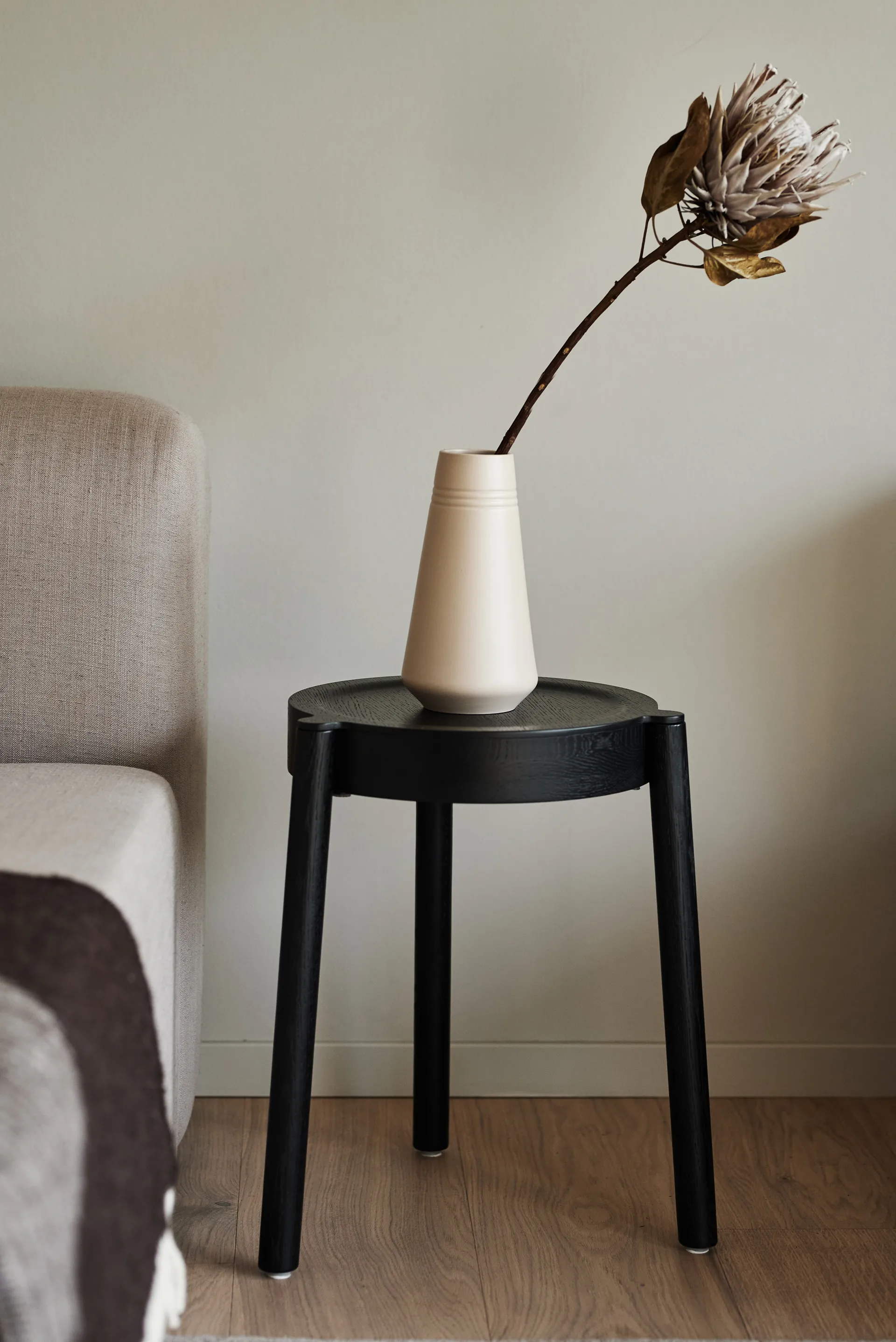 Vaso Lines 22 cm, Beige NJRD