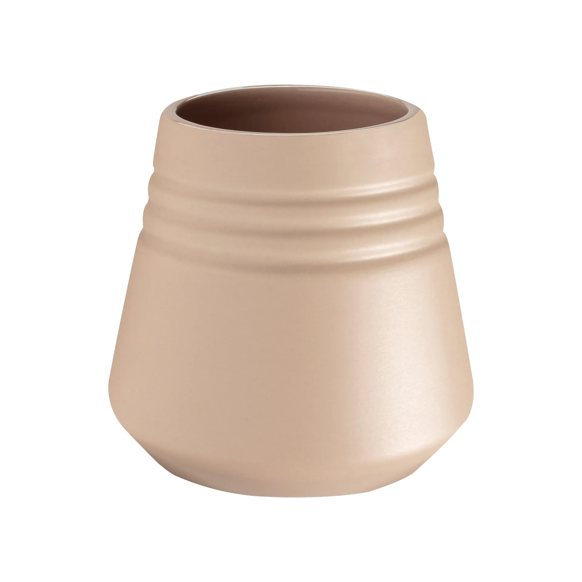 Vaso Lines 8 cm, Beige NJRD