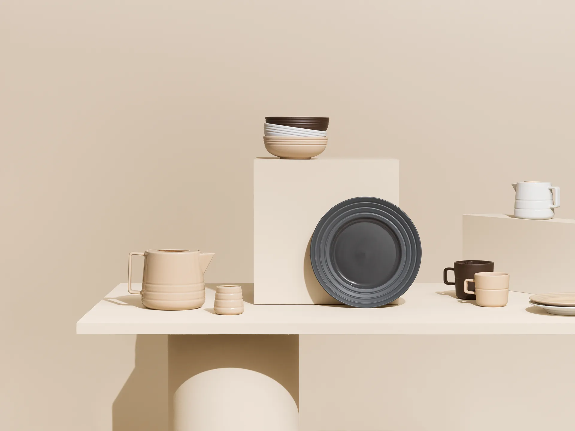 Zuccheriera Lines, beige NJRD