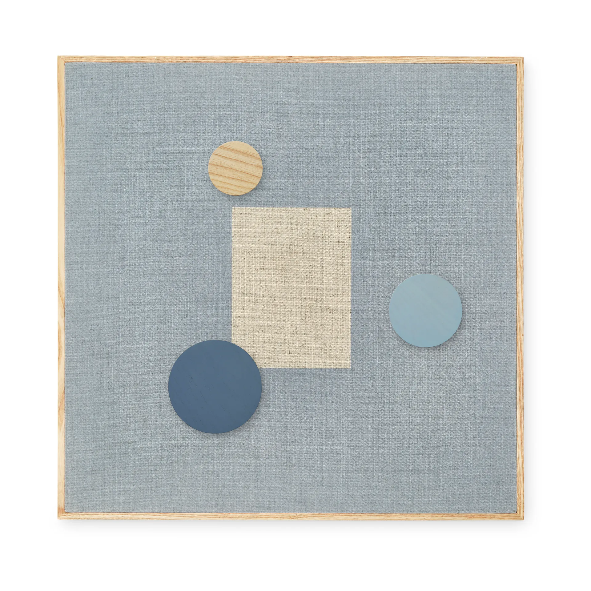 Bacheca Noticeboard + 3 magneti, Blu Nofred