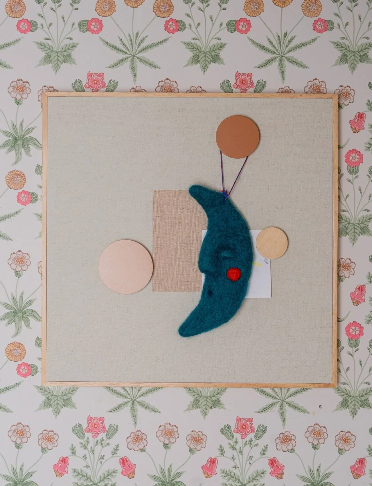 Bacheca Noticeboard + 3 magneti, Sabbia Nofred