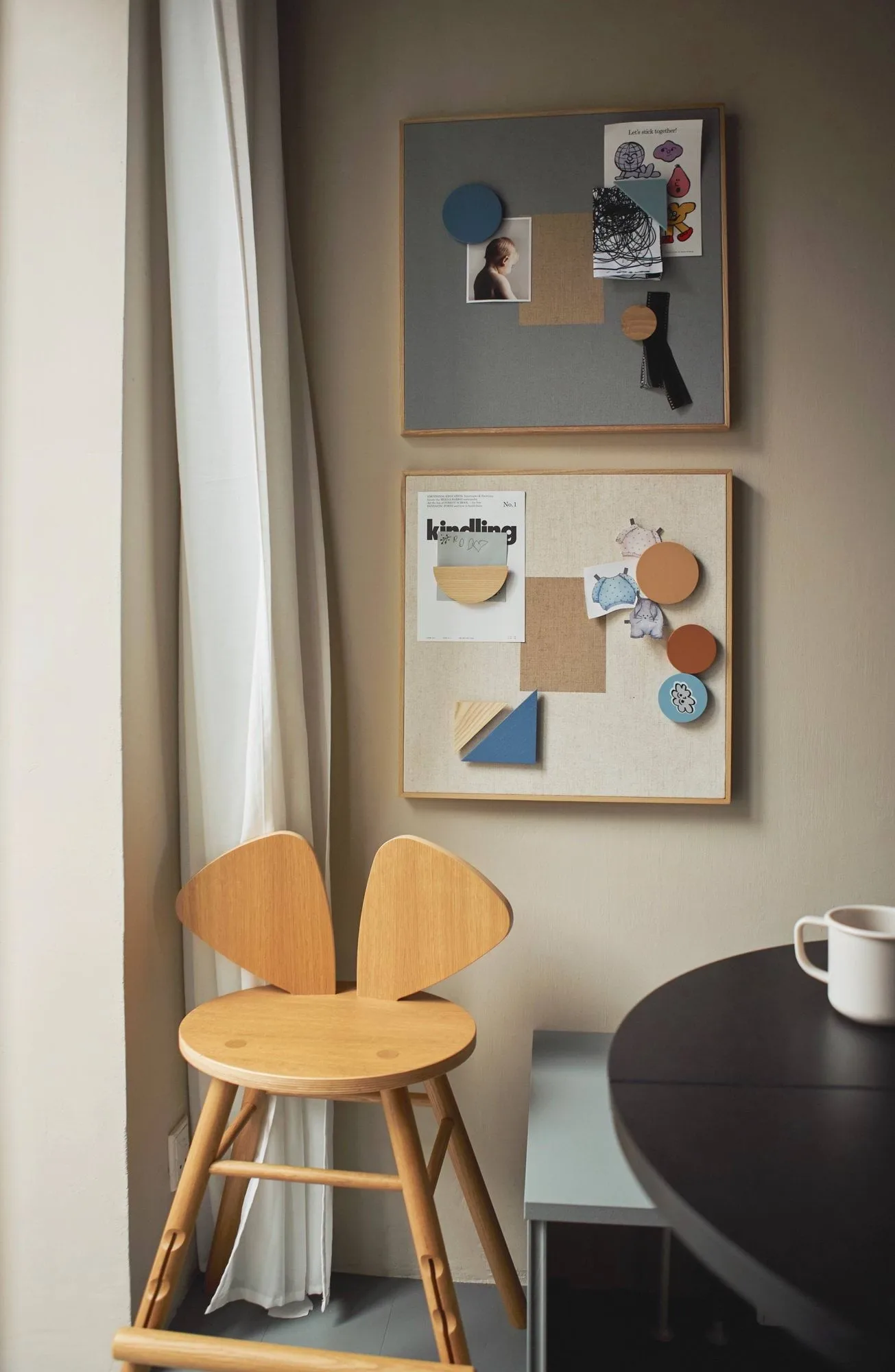 Bacheca Noticeboard + 3 magneti, Sabbia Nofred